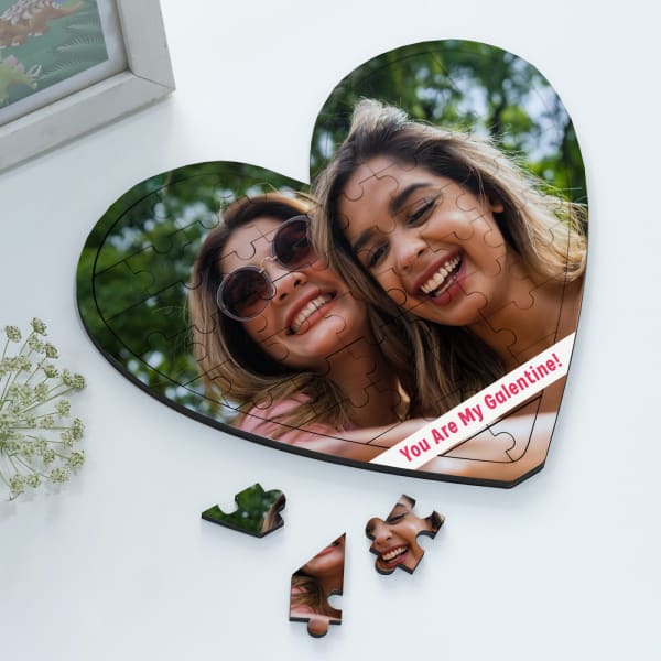 My Galentine Personalized Wooden Jigsaw Puzzle