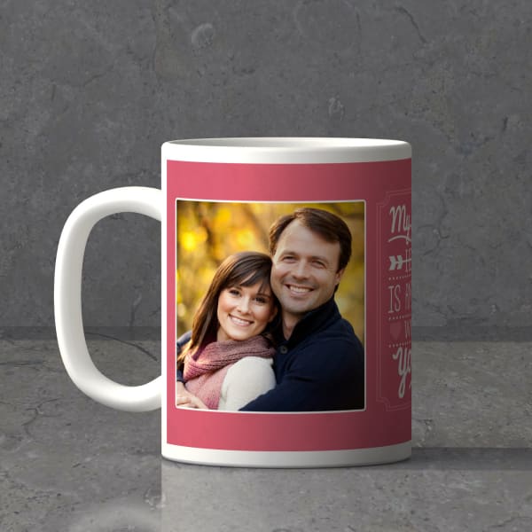 My Love Will Always Be Yours Personalized Anniversary Mug