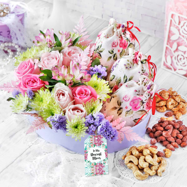 Nature's Blooming Surprise Hamper for Mom