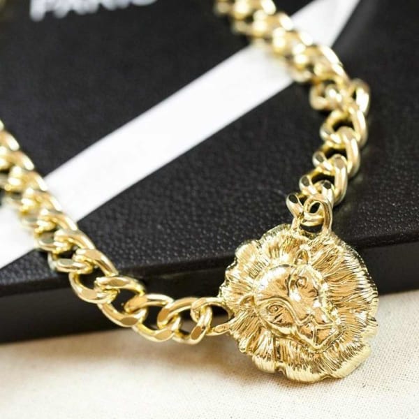 Necklace - Golden Lion - Single Piece - Juju Joy