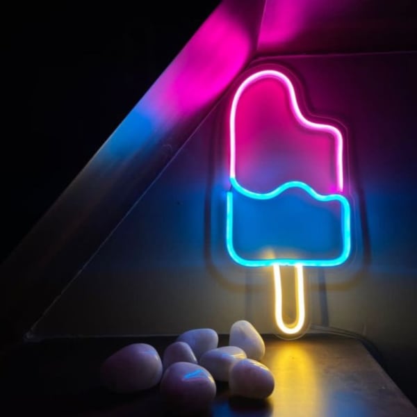 Buy/Send Neon Lights Mini Ice Cream Single Piece Online IGP JVS1218015