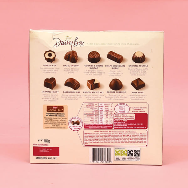 Nestle Dairy Box 20 Milk Chocolates Gift Send Gourmet Gifts Online 