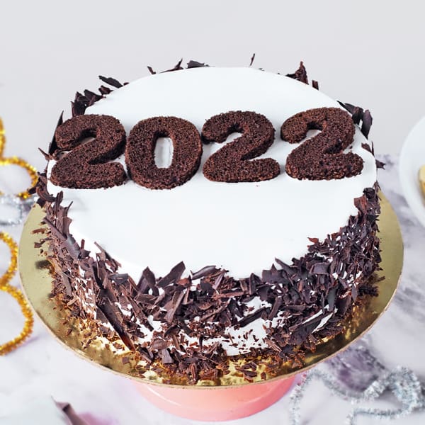 New Year 2022 Cake - Black Forest (Half kg)