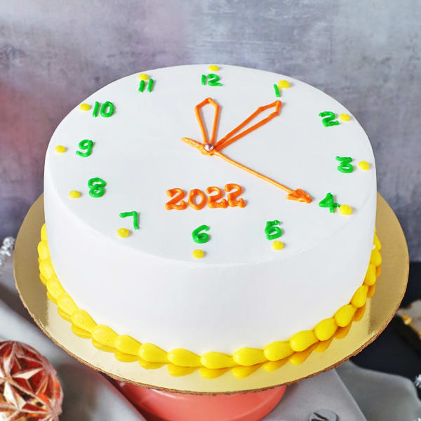 New Year 2022 Cake - Vanilla (Half kg)