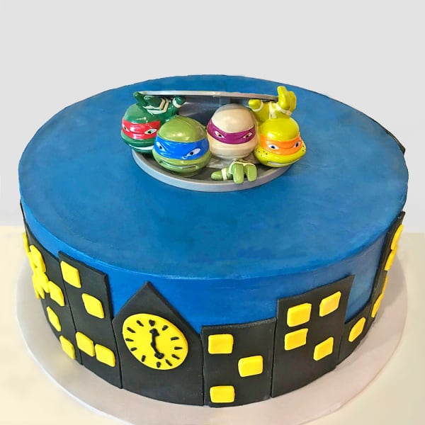 Nightlife City Designer Fondant Cake (3 Kg)