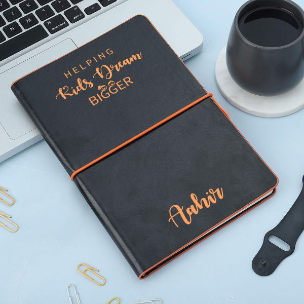 Notes of Gratitude Personalized Diary