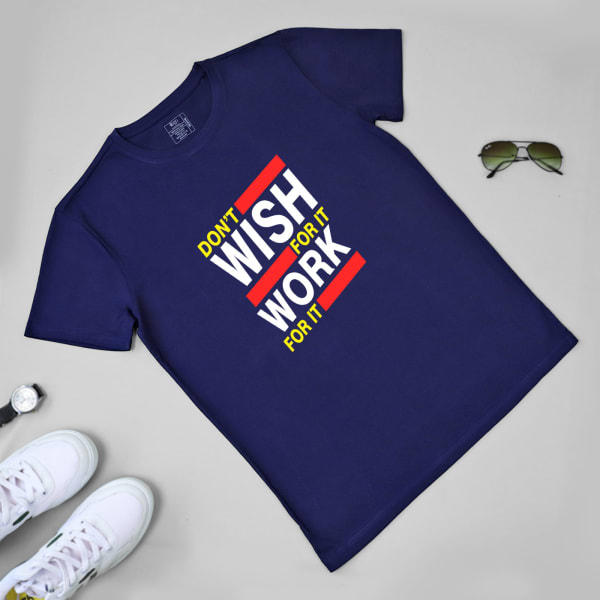 Offbeat Tee for Him - Navy