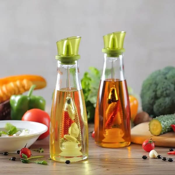 Oil Dispenser With Infuser - Assorted - Single Piece