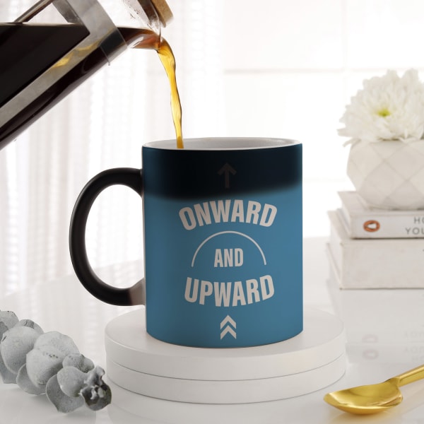 Onward And Upward Personalized Magic Mug: Gift/Send Home and Living ...
