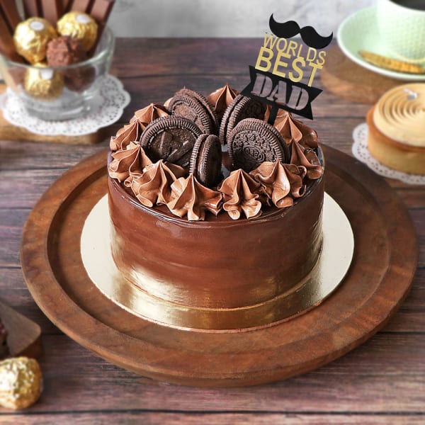 Oreo Twist Chocolate Cream Cake For Dad (Half kg)
