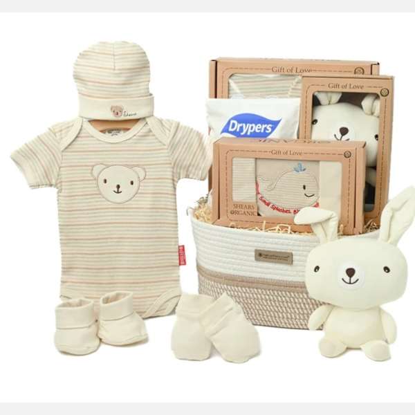 Organic Comfort Baby Essentials Hamper