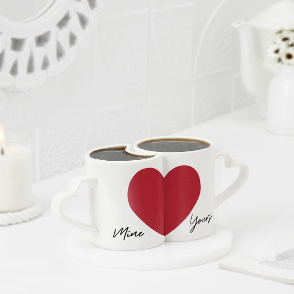 Our Heart Personalized Couples Mug