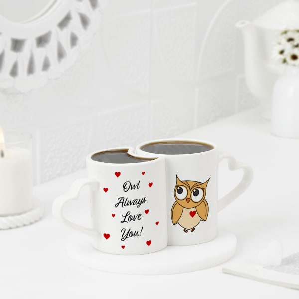 Owl Always Love You Personalized Couples Mug