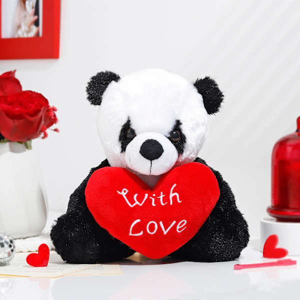 Panda Love Teddy inch