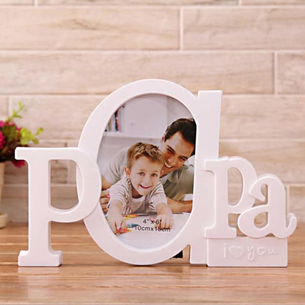 papa photo frame