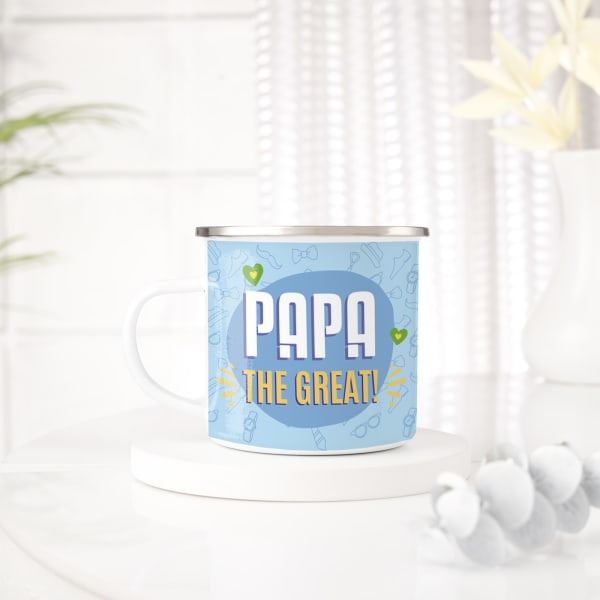 Papa The Great - Personalized Enamel Mug