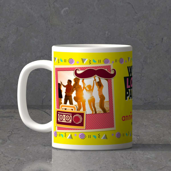 Party Animal Personalized Anniversary Mug