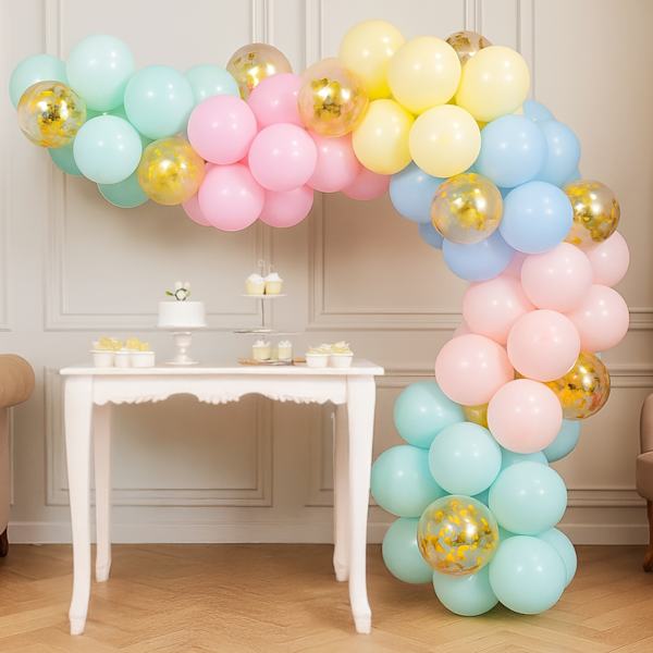 Pastel Bliss Balloon Arrangement