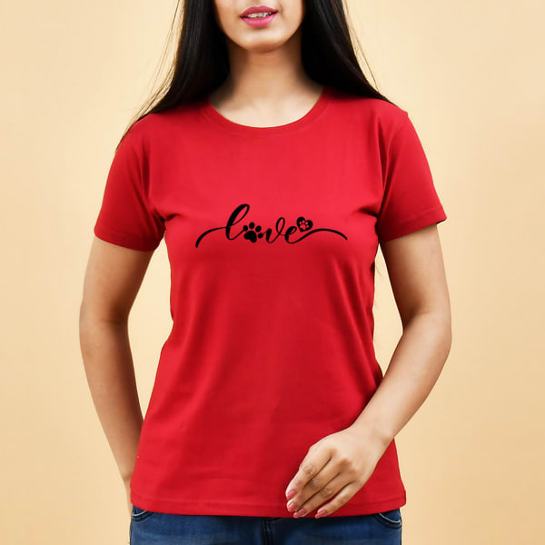 buy red t shirt online