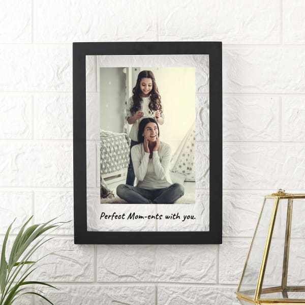 Perfect Mom-ents Personalized Photo Frame For Mothers
