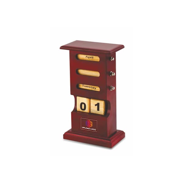 Perpetual Wooden Desk Calendar