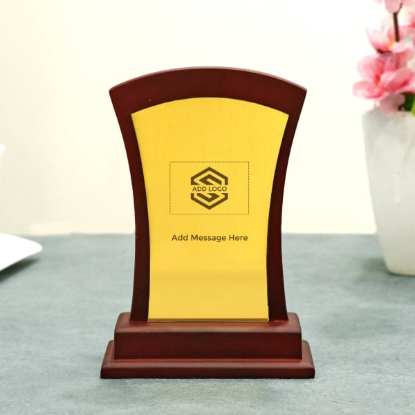 Personalised Certificate Plaque - Customized with Logo & Message
