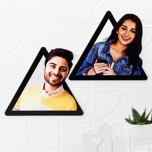 Personalized 3D Caricature Photo Frame - Set Of 2