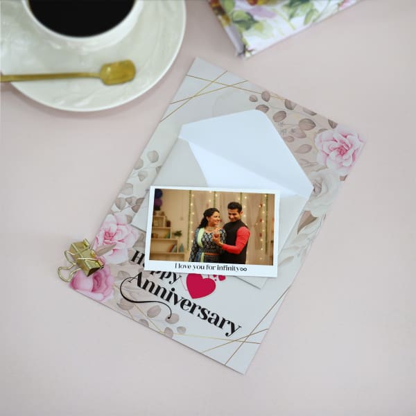 Personalized Anniversary Card With Envelope