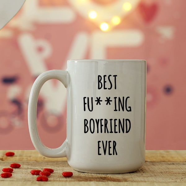 Personalized Best Boyfriend Large Mug