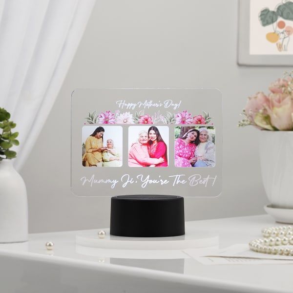 Personalized Best Mummy Ji LED Lamp