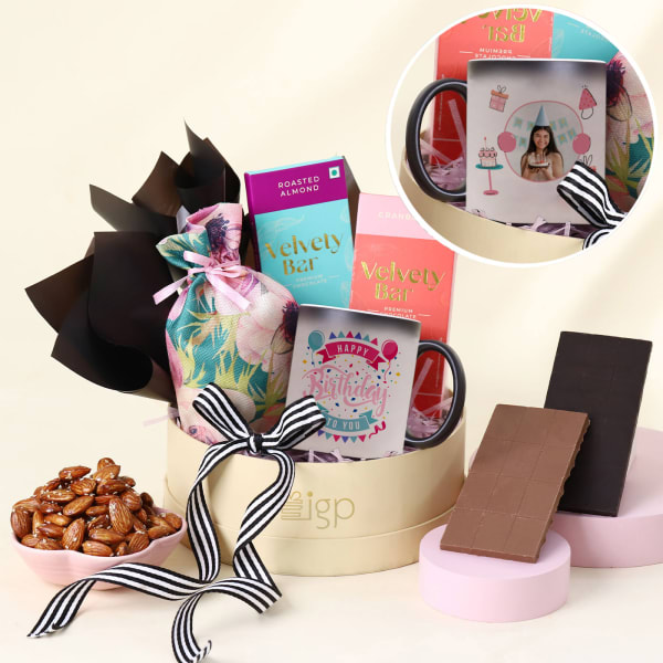 Personalized Birthday Absolute Choco-nuts Hamper