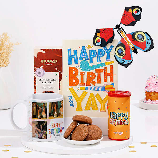 Personalized Birthday Bliss Hamper For Her