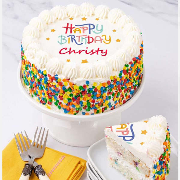 Personalized Birthday Cake