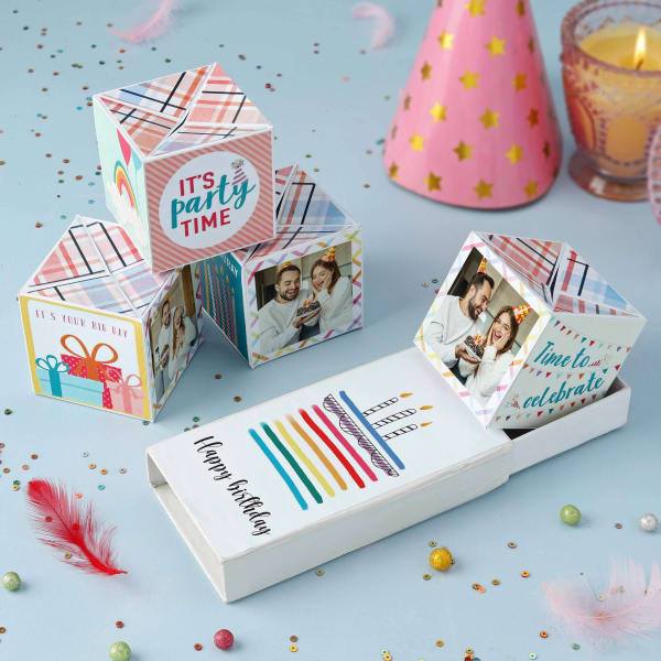 Personalized Birthday Pop-Up Box For Couple