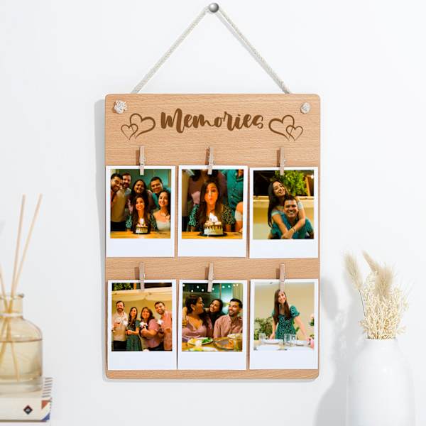 Personalized Birthday Wooden Memory Board