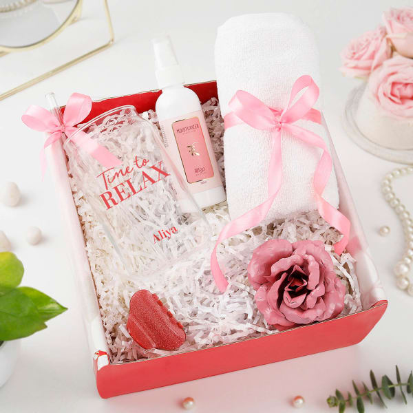 Personalized Blissful Beauty Retreat Hamper For Her