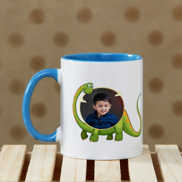 Personalized Blue Mug For Kids
