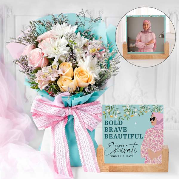 Personalized Bold And Beautiful Emirati Women's Day Gift Combo