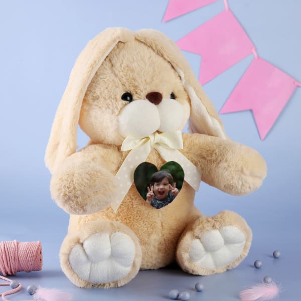 Personalized Bunny Soft Toy- Beige