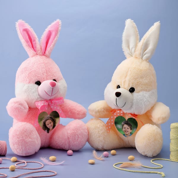 Personalized Bunny Soft Toy-Set of 2