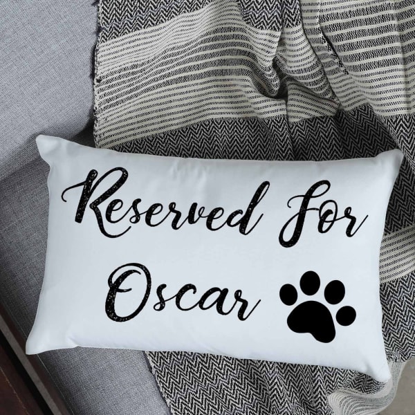 dog personalised pillow