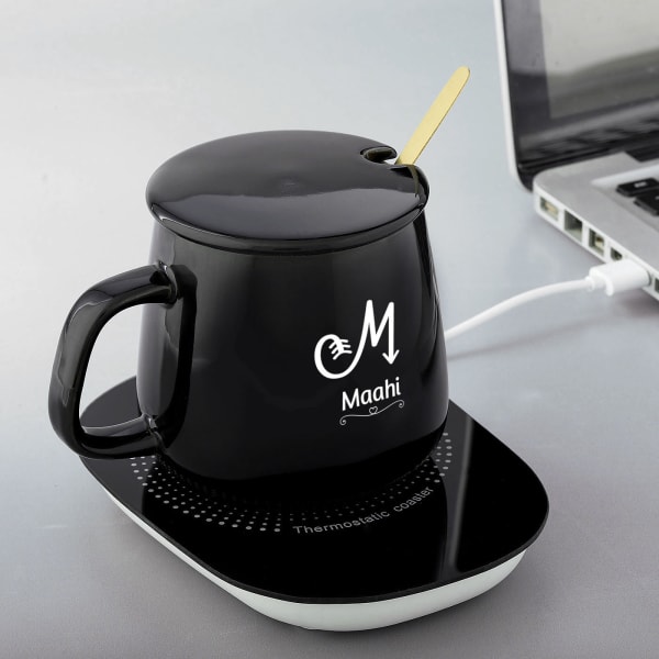 Personalized Ceramic Cup Set With Warmer
