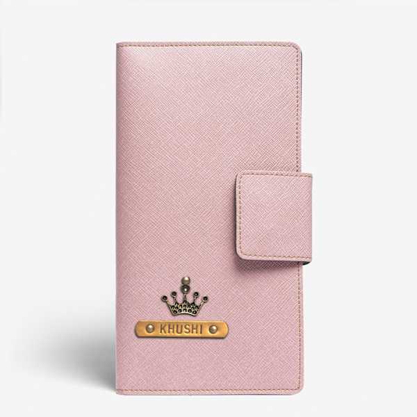 Personalized Chic Voyager Travel Wallet