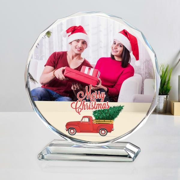 Personalized Christmas Crystal