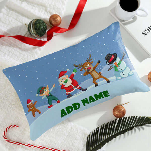 Personalized Christmas Cushion with Filler