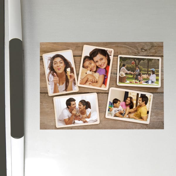 Personalized Collage A4 Size Fridge Magnet