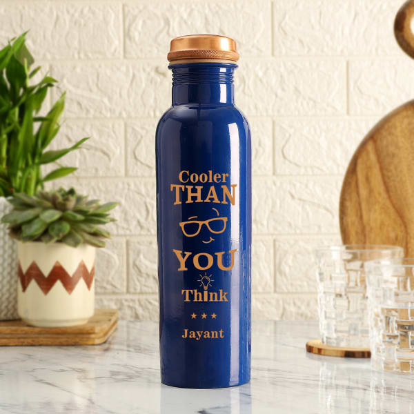 Personalized Copper Water Bottle