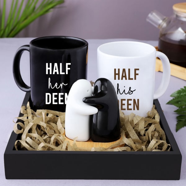 Personalized Couple Gift Set with Mugs