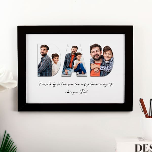 Personalized Dad Photo Frame
