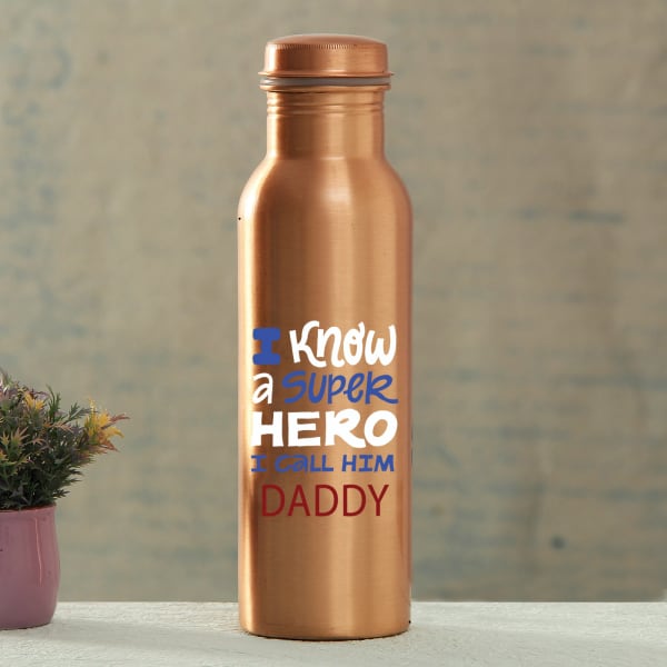 Personalized Dad Special Copper Bottle